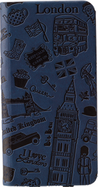 Чехол (флип-кейс) Ozaki OC585LD O!coat Travel leather folio case with pocket for iPhone 6 Plus London