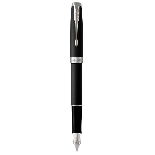 Ручка перьевая PARKER Sonnet Core F529 1931521, матовый черный F, 1 шт