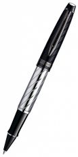 Ручка роллер WATERMAN Expert 3 (S0963330) Precious CT (F) чернила: черный блестящий хром